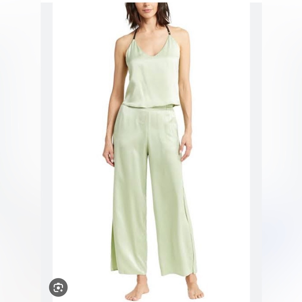 ❤️ 	Lunya Washable Mulberry Silk Cami Pajamas / ETHEREAL GREEN, Size Small